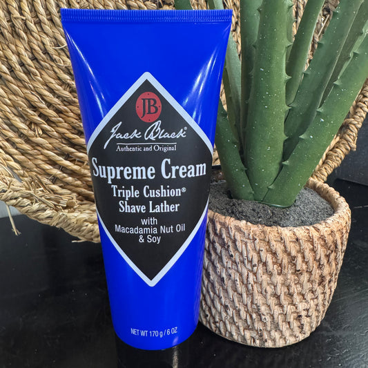 Jack Black Supreme Cream Triple Cushion Shave Lather