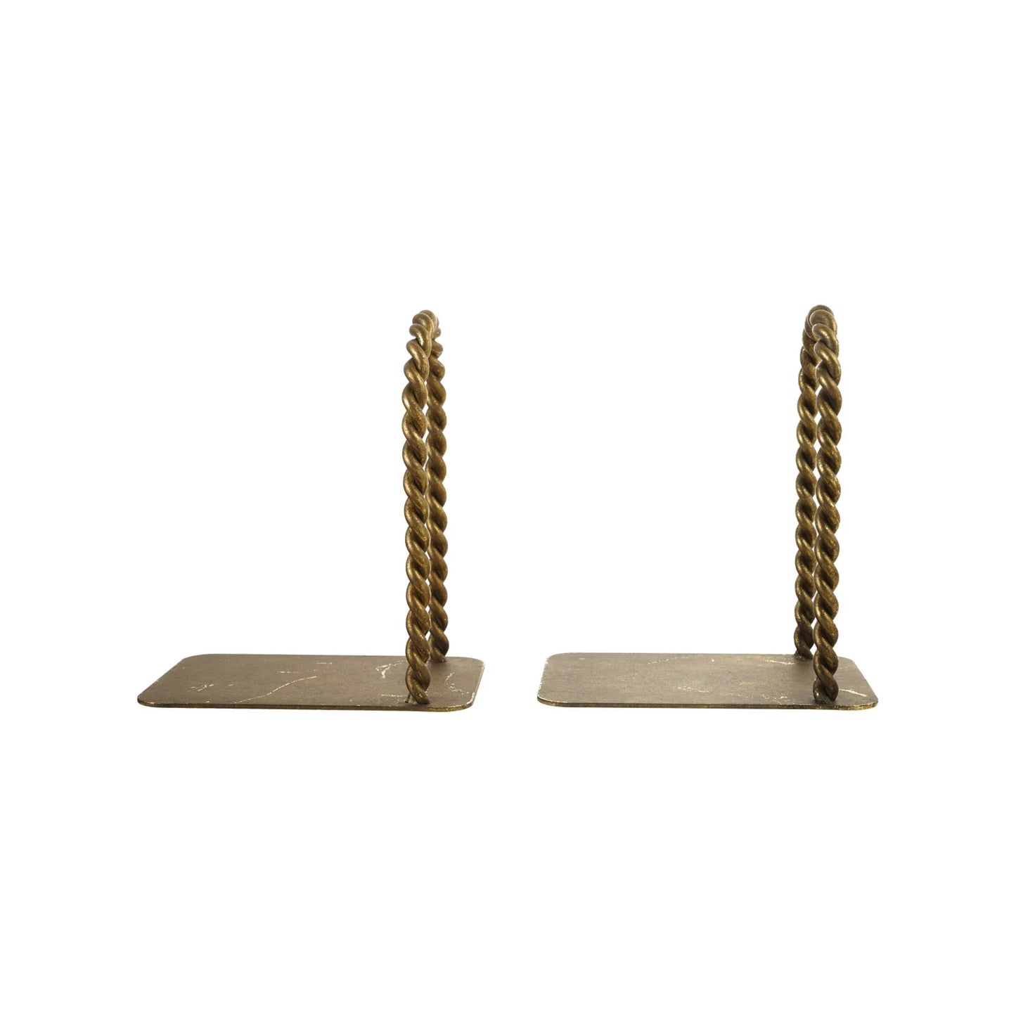 Twisted Metal Arched Bookends