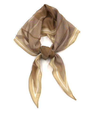 Beige Plaid Scarf