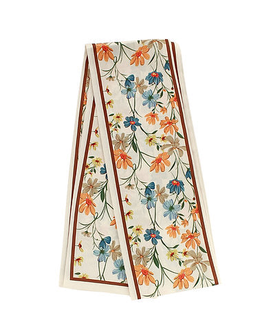 Multi Print Narrow Scarf