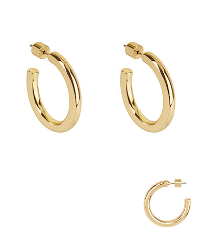 30mm Open Hoop Earrings
