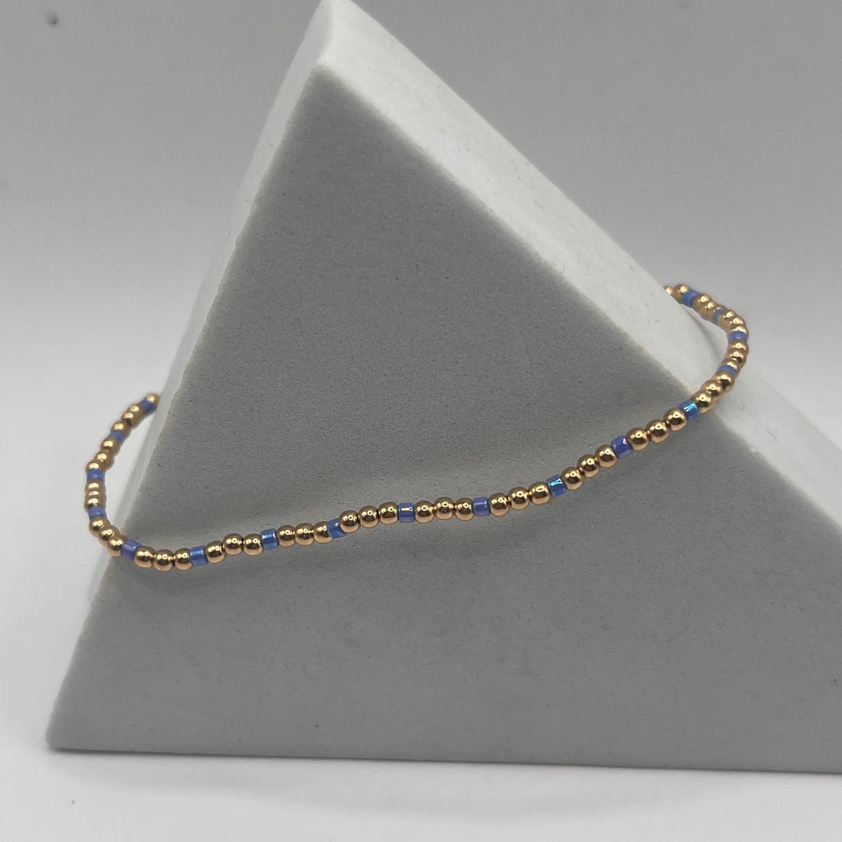 enewton Hope Sincerity 2mm Bead Bracelet- Bright Blue
