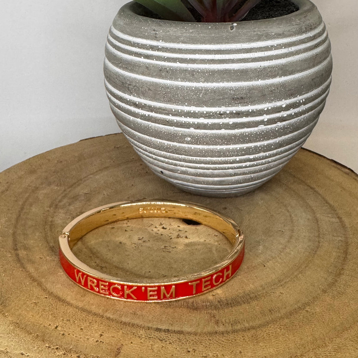 Tech Enamel Hinge Bangle