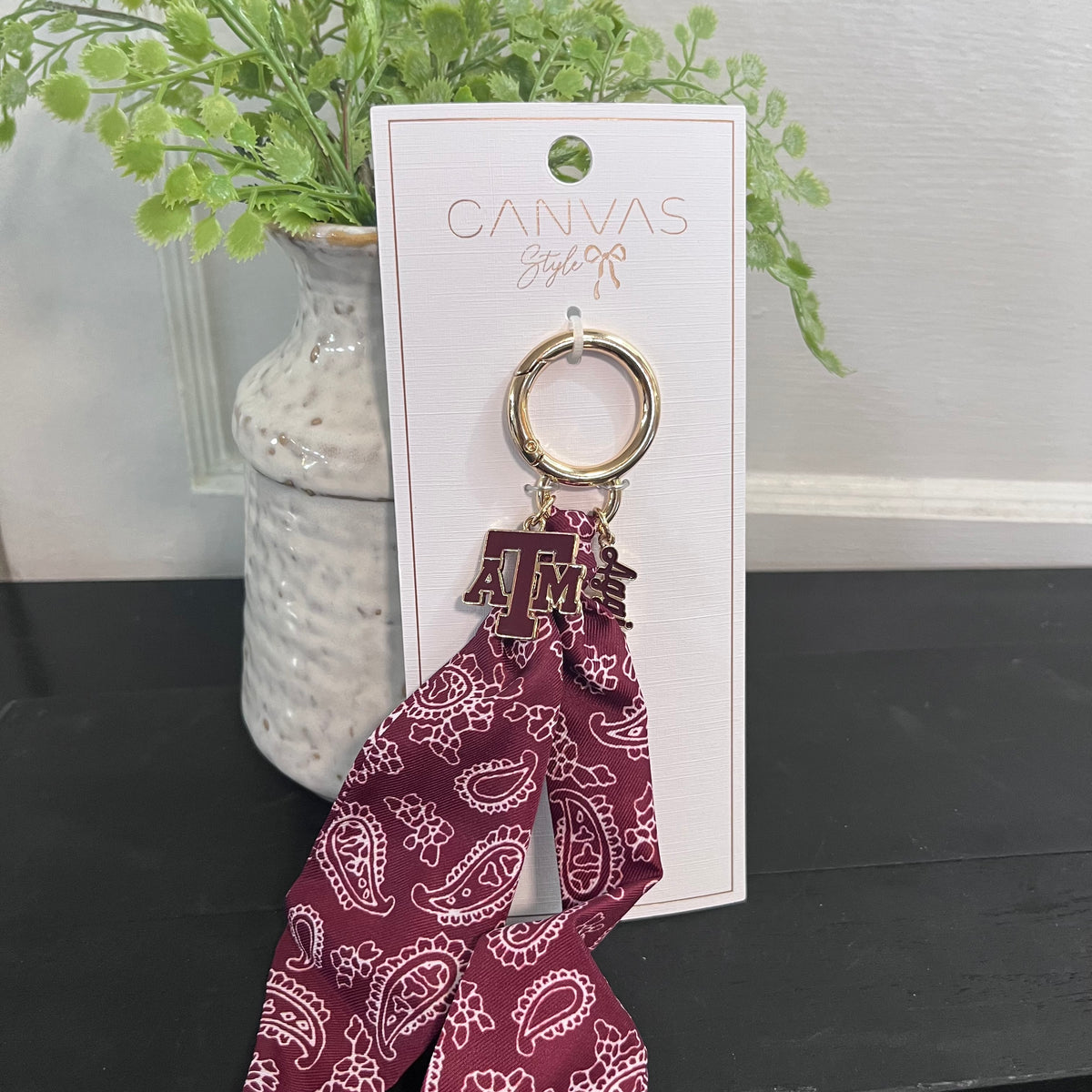 Texas Bandana Bag Charm
