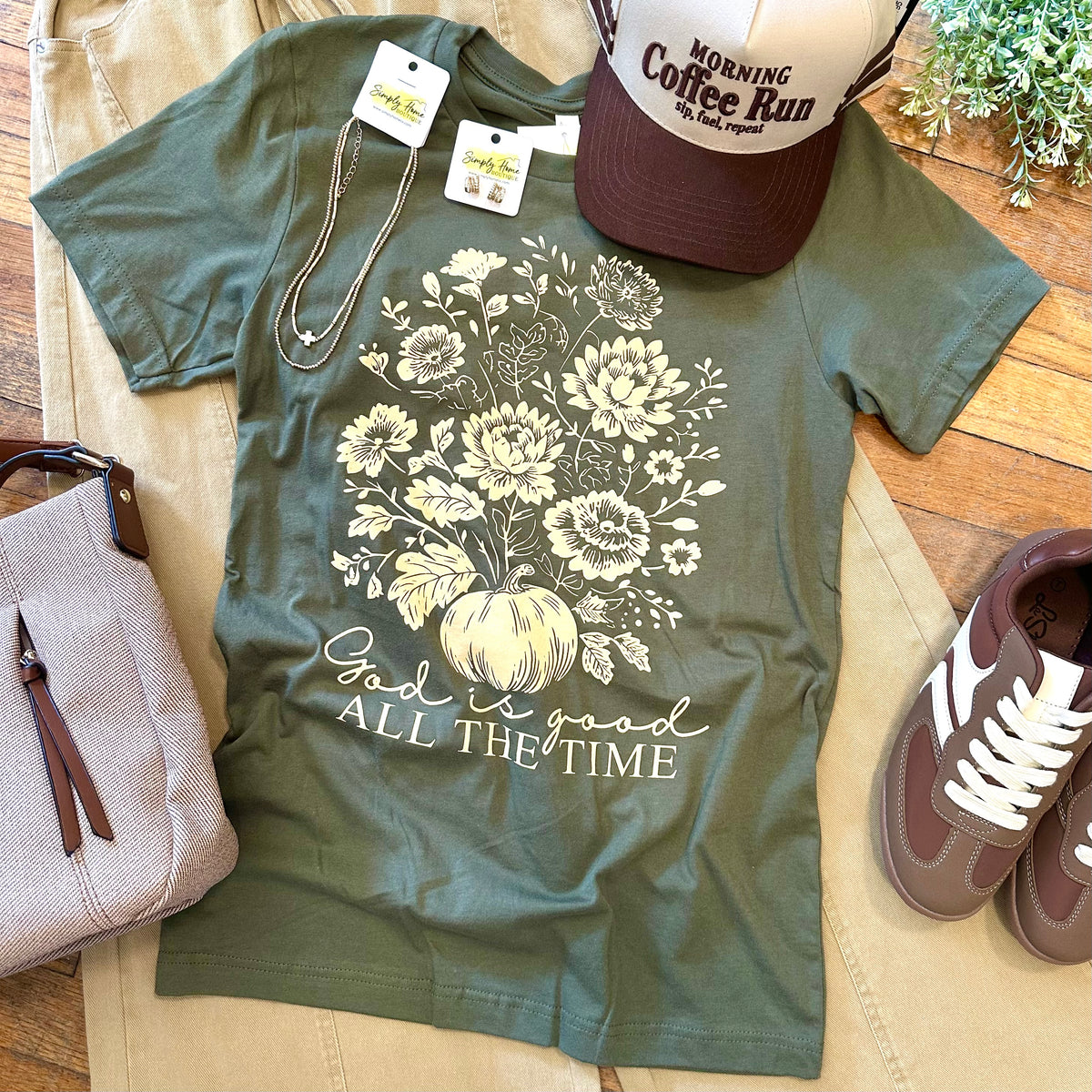 God Is Good Fall Graphic Tee