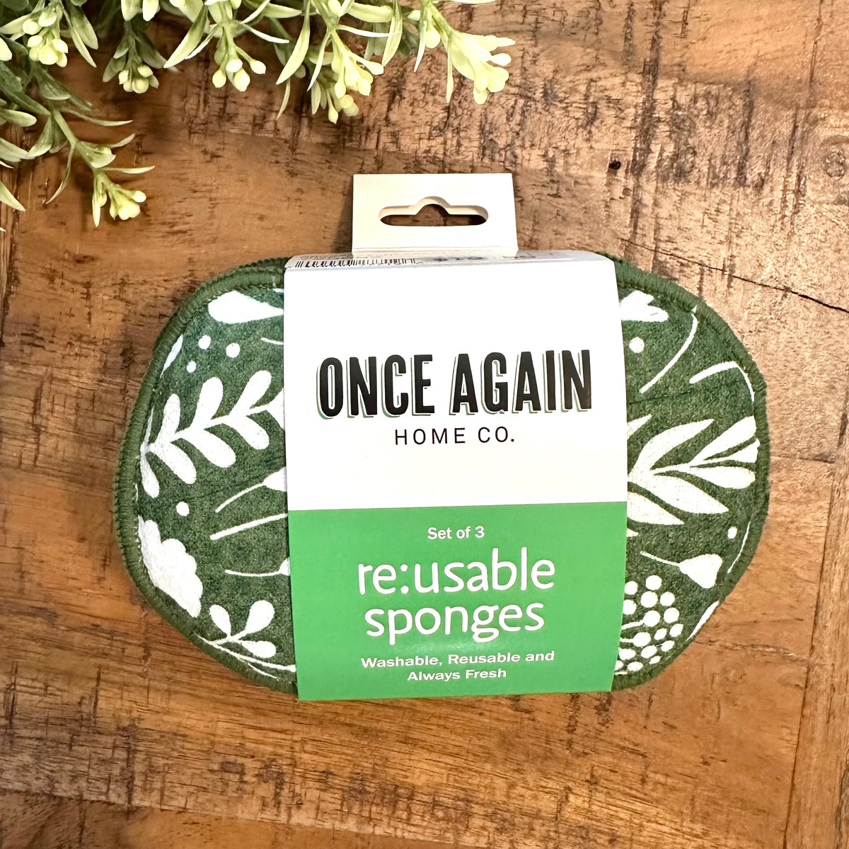 Once Again Sponge Set - Meadowlace Green