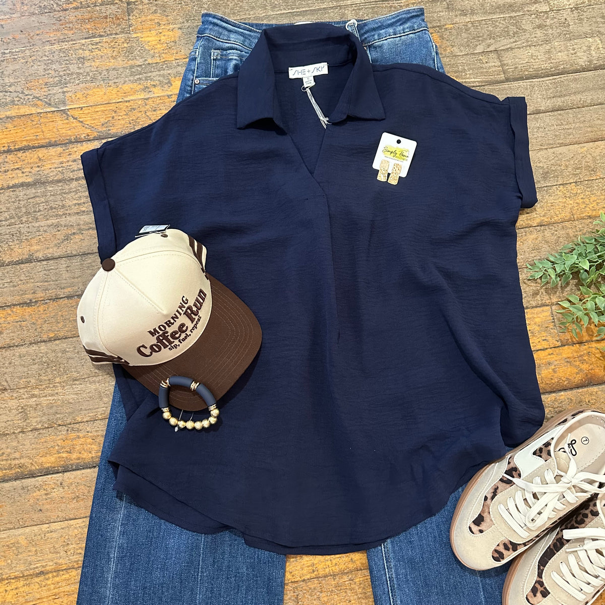 Everyday Essential Collared Top