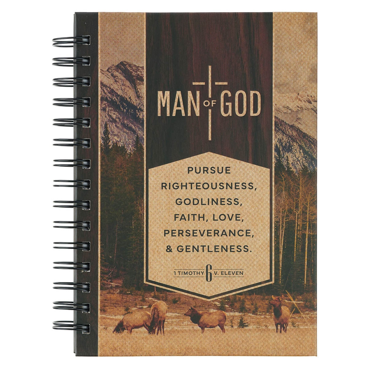 Man of God Spiral Journal