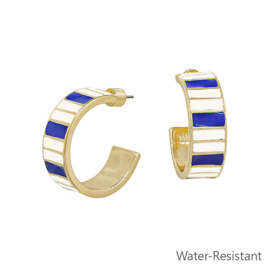Enamel Stripe Spirit Earrings
