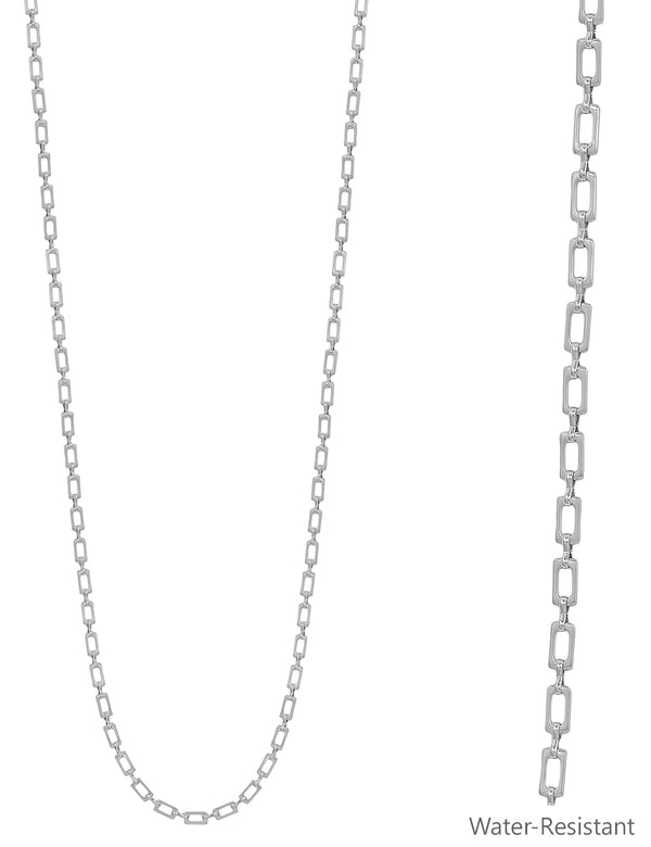 Open Rectangle Necklace