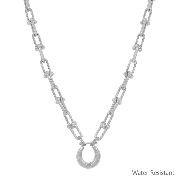 Chunky Gold Pendant Necklace