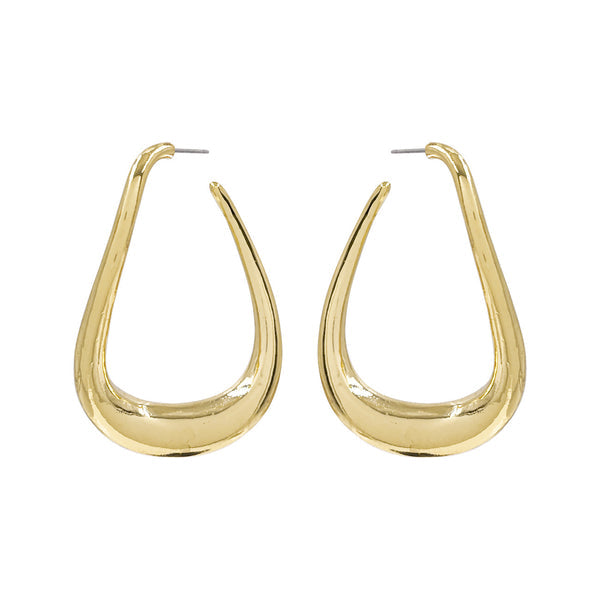 Metal Hoop Earrings