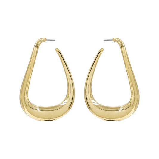 Metal Hoop Earrings