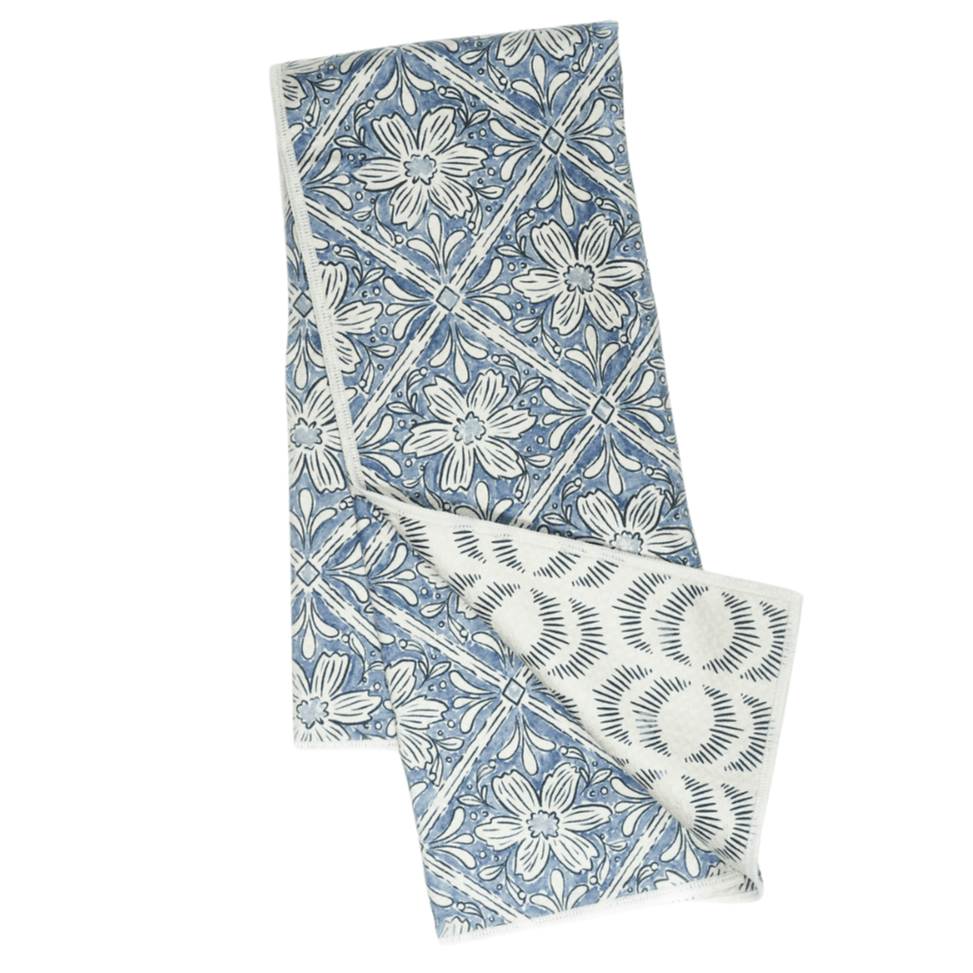 Once Again Anywhere Towel- Majolica Blue