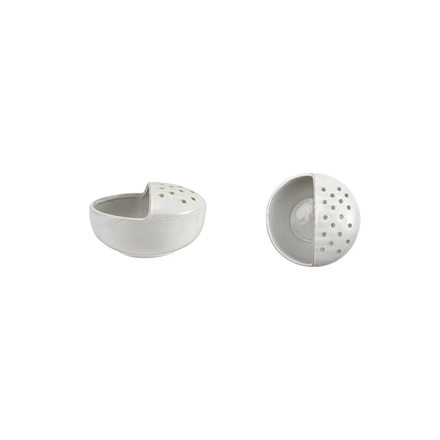 Stoneware Strainer Bowl