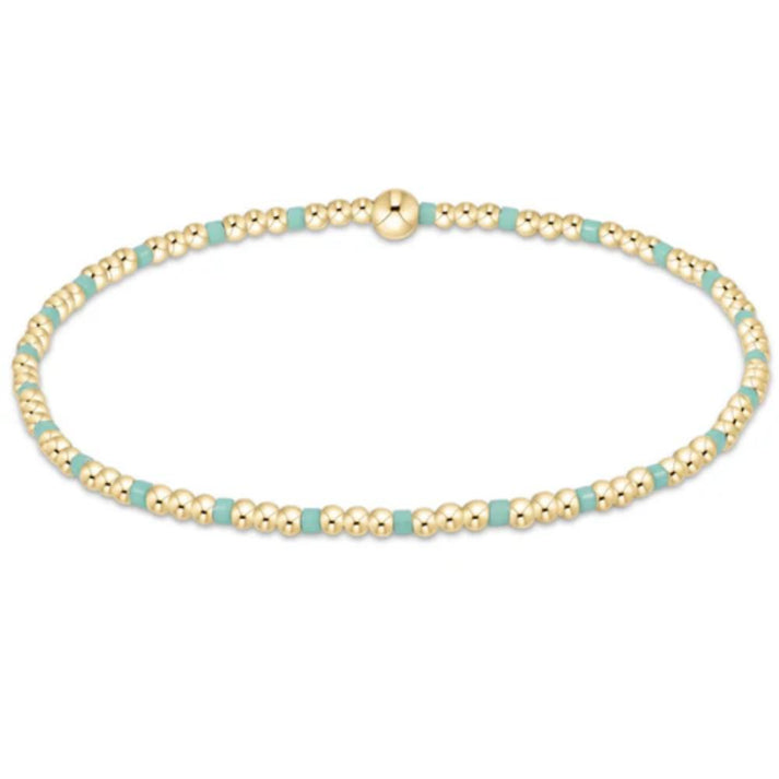 enewton Hope Sincerity 2mm Bead Bracelet- Mint