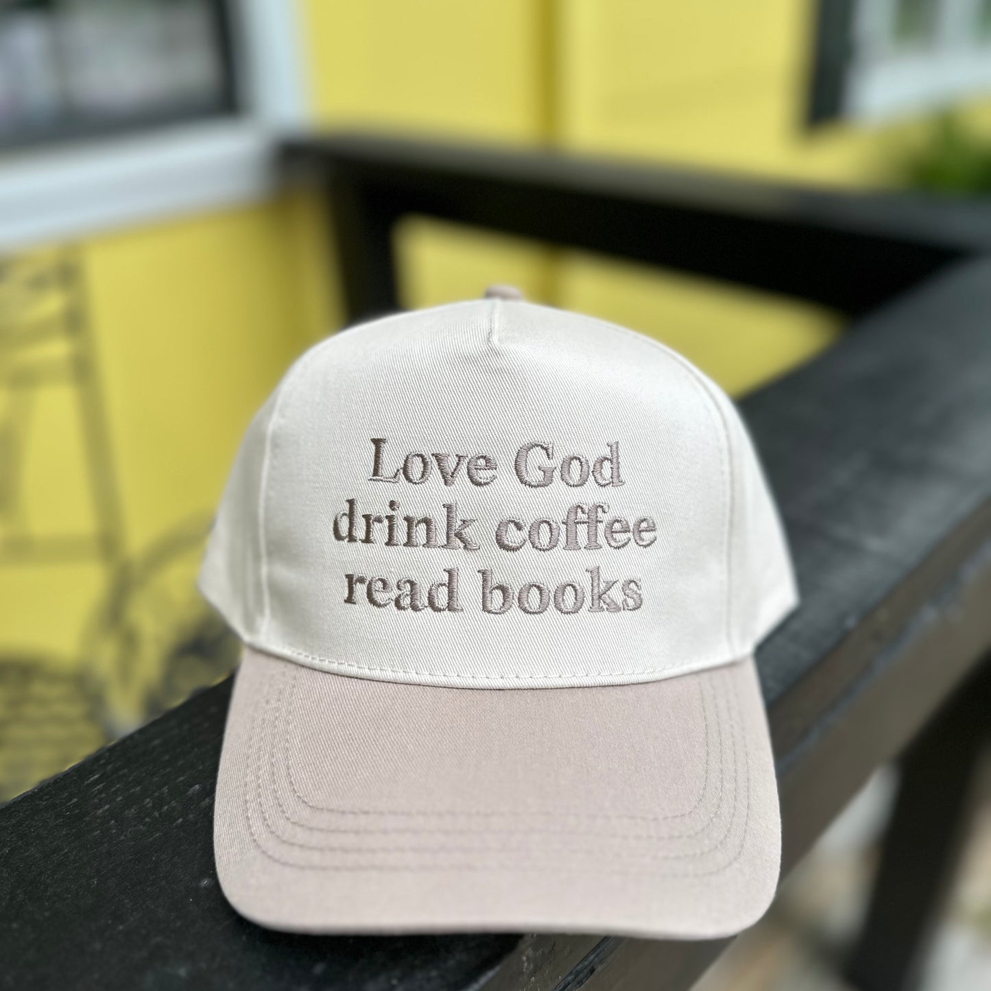 Love God, Coffee & Books Cap