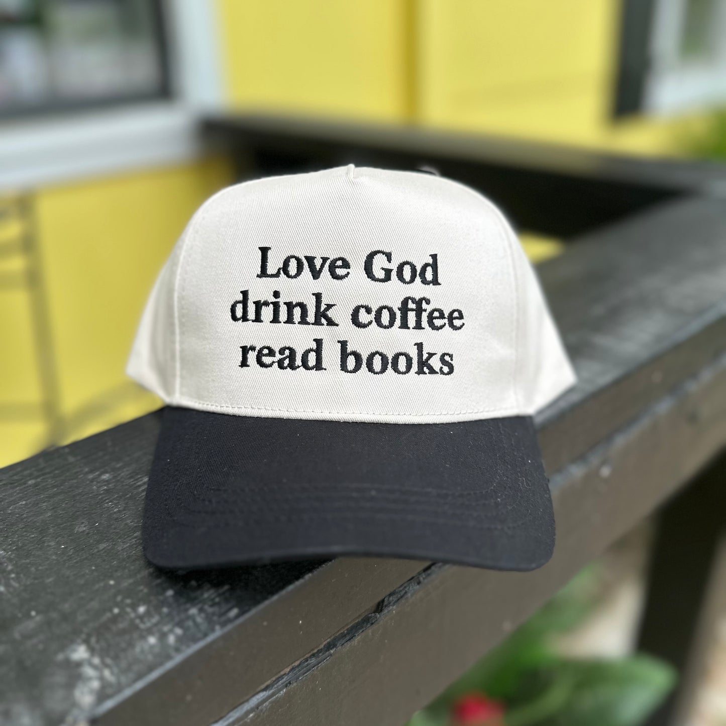 Love God, Coffee & Books Cap