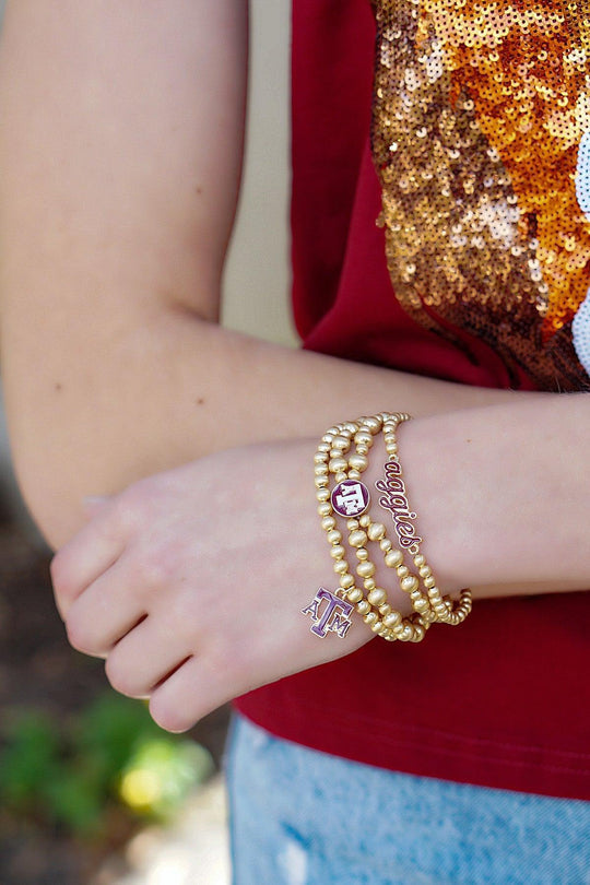 A&M Ball Bead Bracelet