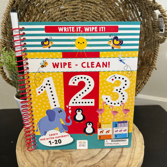 Write it, Wipe it! 1-2-3